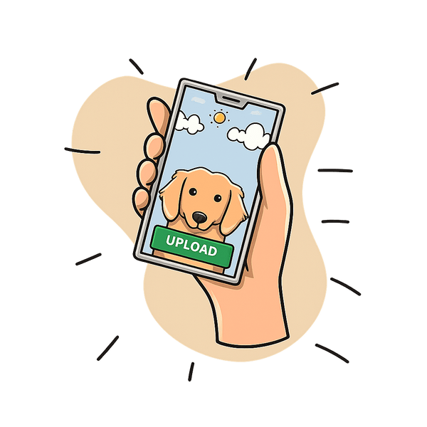 1. Upload a Photo of your pet